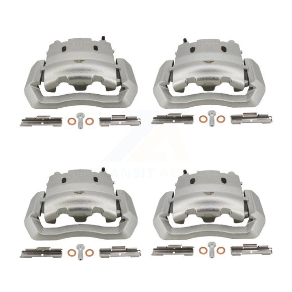 CMX Front Rear Disc Brake Caliper Assembly Left Right Side (Driver Passenger) Kit for Car Ford E-550 Super Duty F-450 F-550 Econoline with Mount KBC-100049