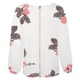thumbnail image 5 of Blouse à Manches Longues Fines pour Femmes, Imprimé Floral, Col en V, pour Femmes, 5 of 5