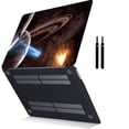 thumbnail image 1 of Compatible MacBook Air 13.6 inchs m2 Case 2022.0 Release Model A2681, Plastic Hard Case Shell Cover Cable Tie, Galaxy A 0224, 1 of 5