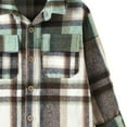 thumbnail image 5 of FUZHIQ Baby Boys' Button-Down & Dress Shirts Toddler Boys Girls Children Autumn Winter Long Sleeve Blouse Tops Plaid 7 Colors Outwear ,2-3 Years, 5 of 5
