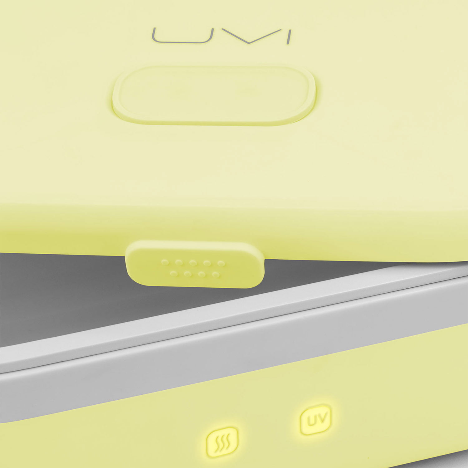 UVI - Portable Self Heating Lunch Box with Odor Killing UV Light Sanitizer,  32 oz, Yellow