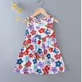 thumbnail image 2 of ATOGUTA Girls Dress Straps Party Dresses Cute Printed Sleeveless Beach Sundress, Size 1T-11, 2 of 6