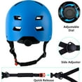thumbnail image 3 of Bavilk Skateboard Bike Helmet for Boys and girls,Bicycle Helmet for Kids Youth Adults,Blue S, 3 of 6