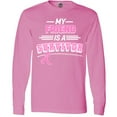 thumbnail image 3 of Inktastic My Friend is a Survivor Breast Cancer Awareness Long Sleeve T-Shirt, 3 of 5