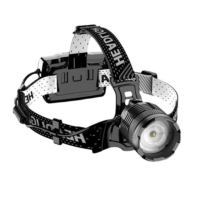 Función de inducción de faros delanteros, 3 modos, batería de larga duración de 5 horas, faro delantero LED con zoom impermeable, ángulo de 90 ° ajustable para exteriores, interiores XianweiShao 8390605959905