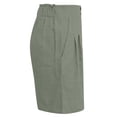 thumbnail image 6 of DHFJKG Womens Summer Straight Leg Shorts Casual Elastic Waist Solid Color Loose Fit Comfortable Daily Wear Shorts With Pockets Versatile Bottoms, 6 of 7