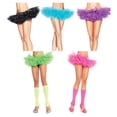 thumbnail image 3 of Leg Avenue Organza Tutu Kelly Green One Size, 3 of 6
