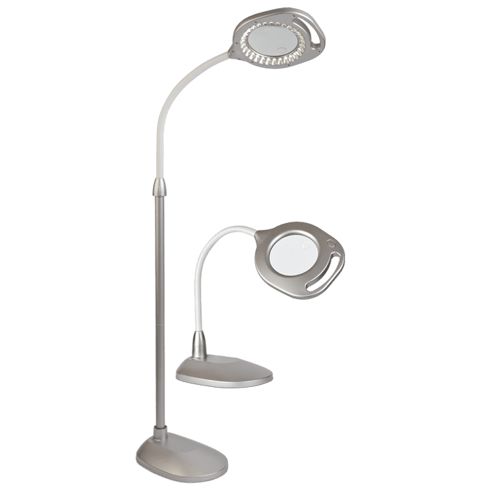 Ottlite 2in1 LED Magnifier Floor and Table Light