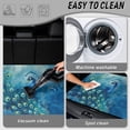 thumbnail image 5 of Qpednta Non-Slip Paisley Peacock Cargo Mat 29"x39" Trunk Liner All Weather, Polyester Material Water Resistant Dustproof Trunk Floor Mat Rear Trunk Mat Fits Car Truck SUV for Daily & Outdoor Use, 5 of 7