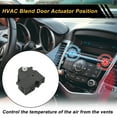 thumbnail image 5 of Unique Bargains HVAC Heater Blend Door Actuator Replacement for Chevrolet Venture 1997-2005 AC Heater Actuator No.10317842 Air Door Actuator Plastic Metal Black, 5 of 6