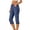C-BU1486, variant on Capri Jeans For Women Slim Fit Stretchy Soft Row Hem Flat Front Denim Cropped Pants Summer Trendy Trousers