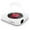 White, variant on MEGICOT 2600mAh Rechargeable CD Player Built-in Speakers, Bluetooth Wall Mountable Music Player with Dust Cover Remote Control, Support FM Radio USB Flash Micro SD AUX Play