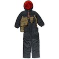 thumbnail image 1 of Boys' Insulated Two-Piece Active Colorblock Snowsuit, Ebony, 6, 1 of 1