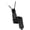 Black, variant on Ties for Women, Artificial Womens Ties Weaving Pre-tied Tie for Dress Shirt Dance Party