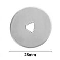 thumbnail image 3 of 20Pcs Rotary Cutter Refill Blades Quilters Sewing Fabric Cutting Tools Kit  45mm, 3 of 7