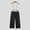 Black, variant on Men's Pants Jumpsuits Patchwork High Waist Casual Men Rompers Streetwear Overalls Wide Leg Pant