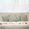 thumbnail image 7 of Ambesonne Colorful Throw Pillow Cover 4 Pack, Eastern Culture Ornaments, 16", Multicolor, 7 of 7