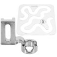 thumbnail image 1 of 1 Set of Multi-functional Sewing Presser Feet Cutting Ruler Diy Cloth Patchwork Ruler Patchwork Gadget, 1 of 8
