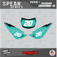 thumbnail image 2 of Kalair GFX Graphics Kit for Suzuki DR200-S (All Years) Spear Series, 2 of 5