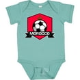 thumbnail image 3 of Inktastic Soccer Morocco Flag Banner Boys or Girls Baby Bodysuit, 3 of 5