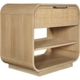 thumbnail image 6 of Meridian Furniture Windsor Solid Wood And Natural Cane Night Stand, 6 of 10