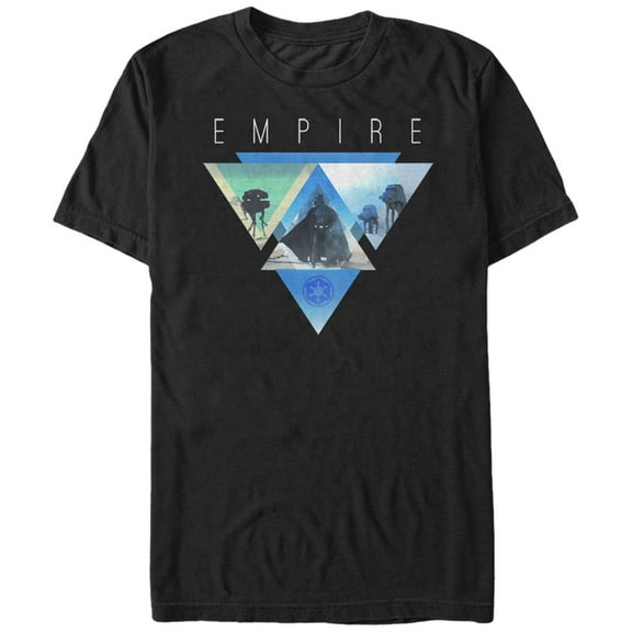 Men's Star Wars Empire Triangle Graphic Tee Black Medium