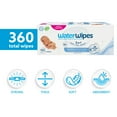 thumbnail image 4 of WaterWipes Sensitive Newborn & Baby Wipes, 3-In-1 Cleans, Cares, Protects, 99.9% Water, Unscented & Hypoallergenic, 6 Packs (360 Wipes), 4 of 11