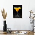 thumbnail image 2 of Elephant Stock Mango Cocktail Wall Art - Vertical Canvas Wall Art - Living Room Wall Decor - Food And Drink Canvas - Black And Yellow Decor - 8" x 12", 2 of 4