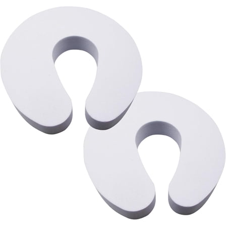 2-Pack Foam Door Pinch Guards – Baby Safety Door Stoppers to Prevent Finger Injuries and Accidental Door Closures – Soft, Child & Pet Friendly Slam Protectors