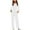 White, variant on Cadancy Loungewear Sets Woman Travel Comfy Long Sleeve Pullover Tops Elastic Waist Wide Leg Baggy Pants with Pockets 2 Piece Homewear Loose Casual Fall Winter Sweatsuit Outfits