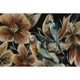 thumbnail image 3 of Bronzing Bird Couple I Painting Print on Wrapped Canvas, 3 of 5