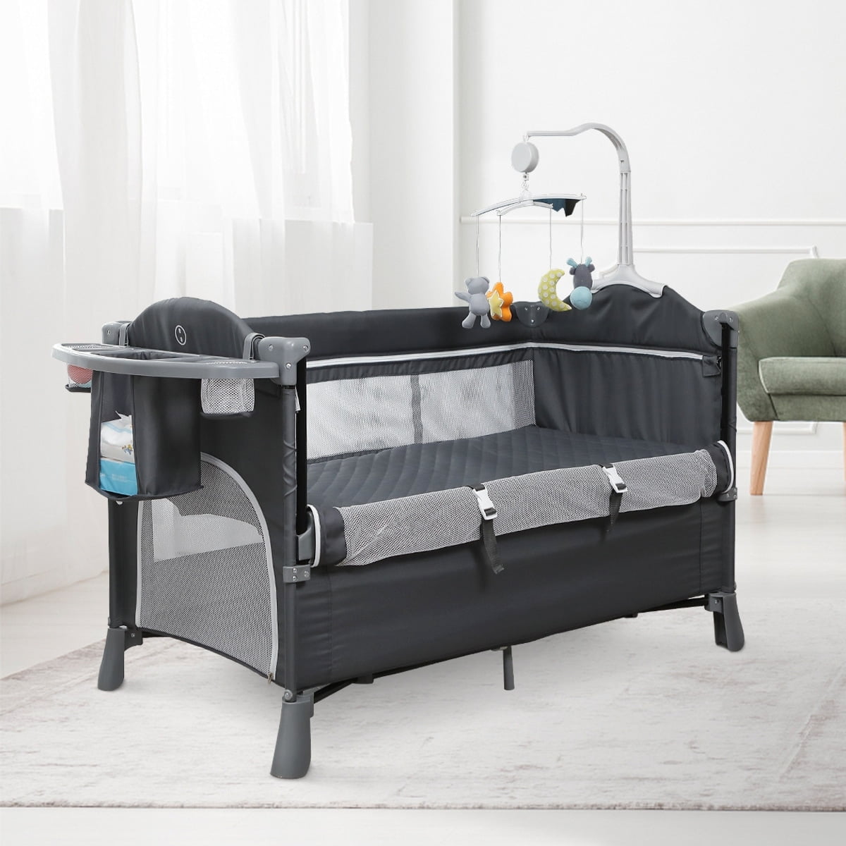 Multifunctional Portable Crib Walmart