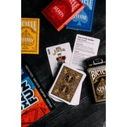 Bicycle 4 Playing Card Games in 1: Euchre, Hearts, Spades, and Solitaire