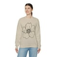 thumbnail image 3 of Women's crewneck sweatshirt, crewneck long sleeve, Flower sweatshirt, 3 of 3