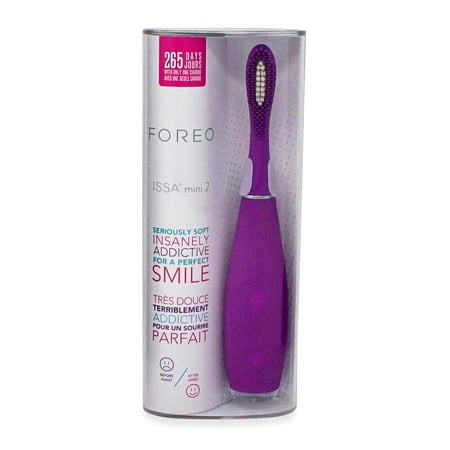 ($99 Value) Foreo ISSA mini 2 Kids Electric Toothbrush, Enchanted Violet