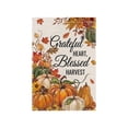 thumbnail image 2 of Zznnkj Fall Harvest Garden Flags 11.81x17.71 Inch, Pumpkin Maple Leaf Yard Banner for Autumn Thanksgiving Farmhouse Outdoor Porch Decorations, 2 of 6