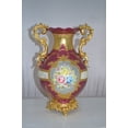 thumbnail image 2 of decoration Vase Gold and Pink -  Size: 12"L x 9"W x 17"H., 2 of 9