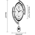 thumbnail image 6 of Miumaeov Wall clock Modern 3D Creative Clocks Living Room Wall Home Decor Round Clocks, 6 of 9