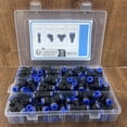 thumbnail image 2 of Sentmoon 1/4 Inch Pneumatic Push to Connect Air Hose Fittings Kit Straight Union Connector Set Quick Release Air Line Couplers for Industrial Pneumatic Sy s Power Tools Accessories, 2 of 2