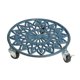 thumbnail image 3 of Soporte rodante para plantas, ideal para terraza, jardín, sala de estar, patio, interior y exterior, con ruedas. azul, 3 of 8