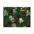 thumbnail image 1 of Balery Camouflage Skull Alfombrilla de Secado para Cocina, 18x24 Pulgadas, Súper Absorbente para Platos y Encimeras, 1 of 7