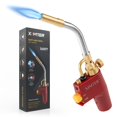 thumbnail image 1 of Ximter MAPP Propane Torch Head - Durable Cast Aluminum Body MAP Gas Torch, Fast Self-Ignition & Adjustable Swirl Flame, for Welding Brazing, 1 of 9