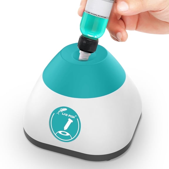 LAB FISH Vortex Mixer VM-210 Touch Function for Tubes, Paints, Nail Polish with 50 Stainless Steel Mixing Balls, 50 mL