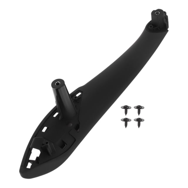 Cubierta de tirador de manija de puerta del lado del pasajero trasero para BMW Serie 3 316 318 320 328 330 335 340 M3 2012-2018 No.51427281465 Negro ABS 1 Pc