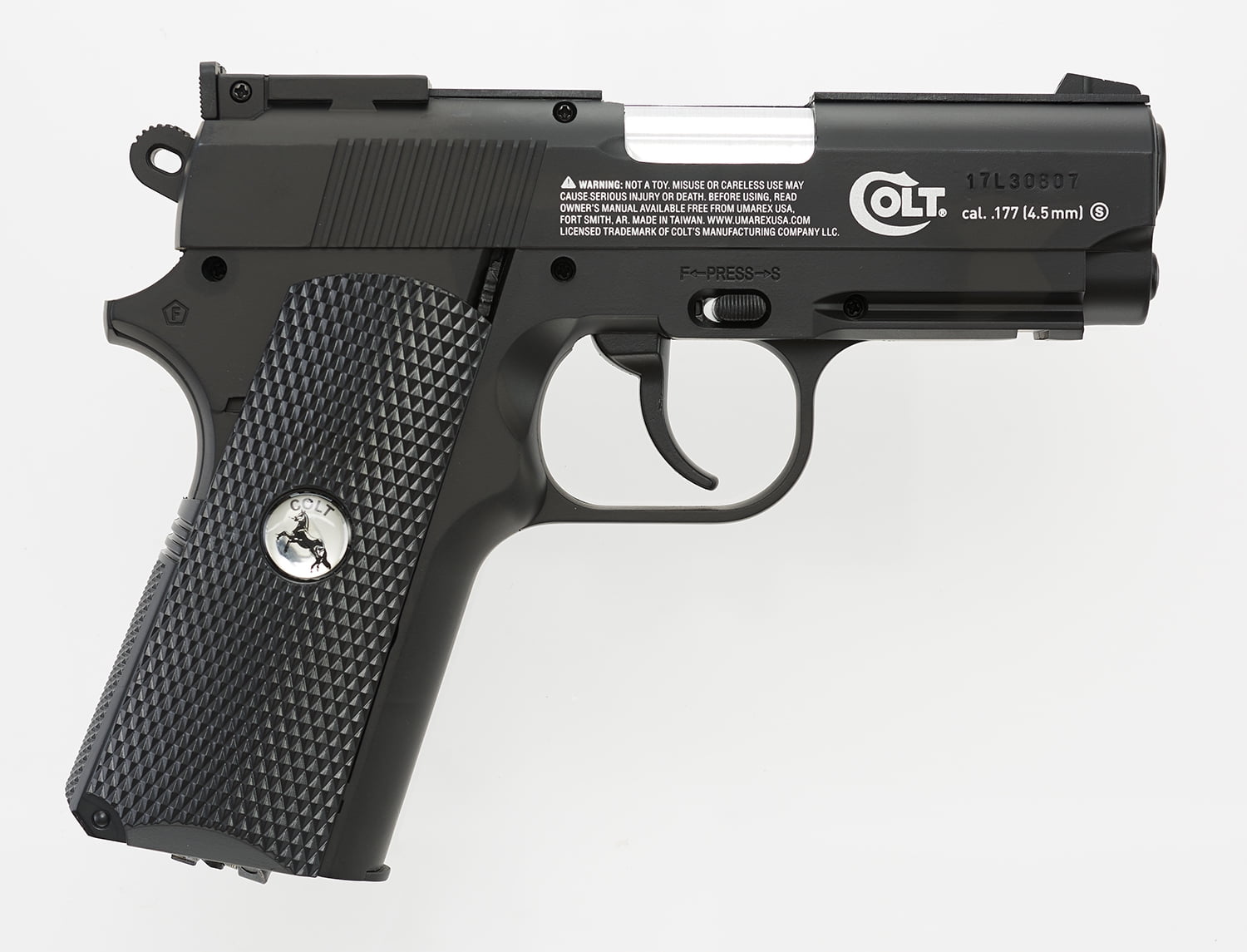 Colt Defender 1911 BB Air Pistol .177 Caliber 16 Round Umarex 410 FPS