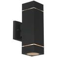 thumbnail image 6 of Possini Euro Design Skyridge 11 3/4" High Mid Century Modern Outdoor Wall Light Fixture Mount Porch House Up-Down Black Aluminum, 6 of 9