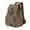 Coffee, variant on Vintage Canvas Backpack Outdoor Travel Hiking Rucksack School Bookbags