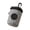 Grey, variant on Dog Poop Bag Holder for Leash, Soft Fabric Doggie Waste Bag Dispenser with Carabiner Clip, Easy Release Fits Standard Poo Bags, Puppy Potty Carrier Zipper Pouch
