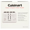 thumbnail image 6 of Cuisinart Toasters 4 Slice Compact Plastic Toaster, New, CPT-142P1, 6 of 7