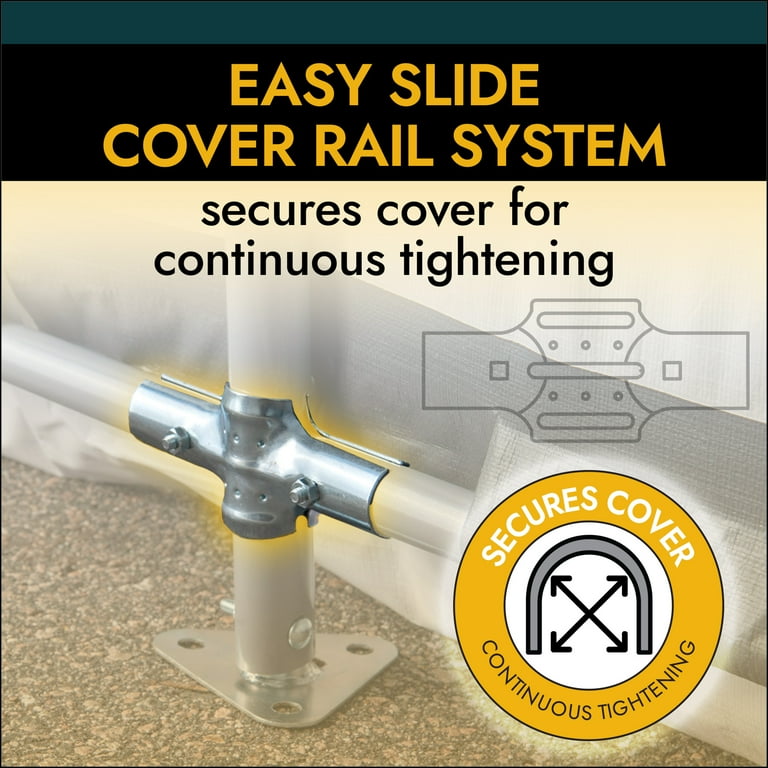Sheltercoat Peak Standard Garage - 16 x 36 x 16 Ft - Walmart.com